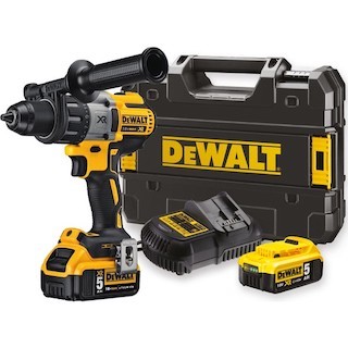 Dewalt DCD996P2-QW 18V 5.0 Ah Li-On Çift Akülü Kömürsüz Profesyonel Darbeli Matkap