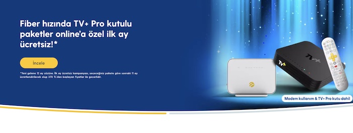 Turkcell Superonline / Ev İnternetinde Avantajlı İnternet Sağlayıcısı