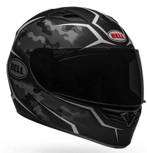 Bell Qualifier Stealth Camo Matt Black-White Kask