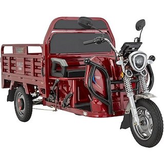 E-Mon Elektrikli Motosiklet E-Mon Tigray Yük Taşıma Kasalı Kırmızı