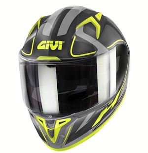 Givi 50.8 Racer Full Face 62273 Siyah - Titanyum - Sarı Motosiklet Kaskı