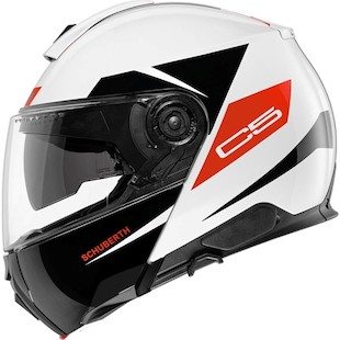 Schuberth C5 Eclipse Kask Beyaz - Kırmızı