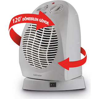 GoldMaster IN-6900G Kışmatik 120 Derece Dönebilen Fanlı Isıtıcı