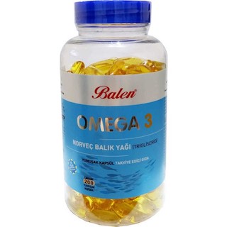 Balen Omega 3 Norveç Balık Yağı 1380 mg 200 Kapsül