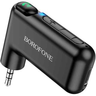 Borofone Wireless Bluetooth 5.0 3.5 mm Jack Aux Araç Ses Aktarım Kiti Adaptör FBC35
