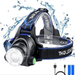 RulTech Mavi USB Şarj Edilebilir 5W Kafa Lambası 