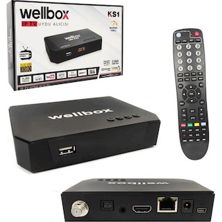 Wellbox KS1 HD Alıcısı Linux IPTV Wifi