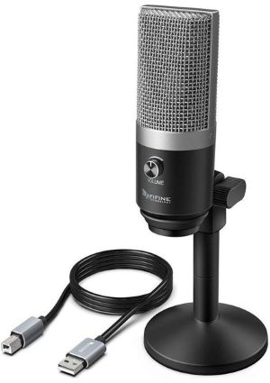 Klotz K670 USB Mikrofon - Podcast - Yayıncı - Youtuber - Condenser - Bilgisayar Mikrofonu (Gri)
