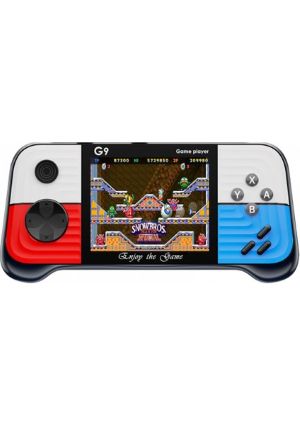 Zljnx G9 Retro Taşınabilir Mini El Video Oyun Konsolu 8 Bit 3,0 Inç 7,6 Cm, Tek Kulplu, Renkli Oyun Konsolu
