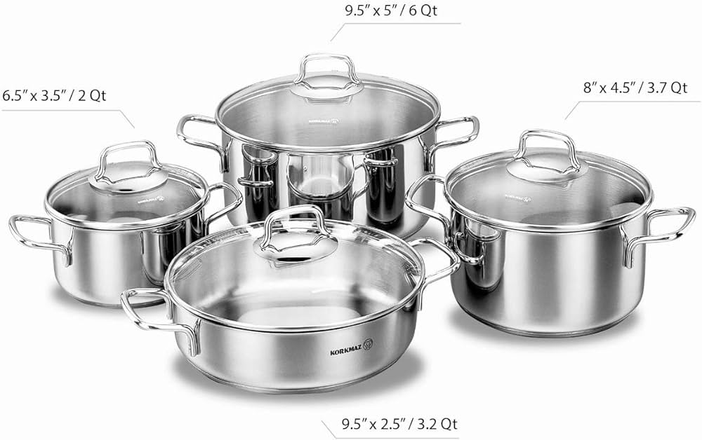Zwilling Simplify Tencere Seti Paslanmaz Çelik 9 Parça