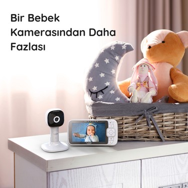 Hubble Nursery Pal Cloud 5" HD Wi-Fi Dijital Bebek Kamerası