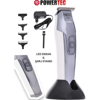 Powertec TR-758 Standlı Dijital Ekran Profesyonel Sakal Tıraş Makinesi