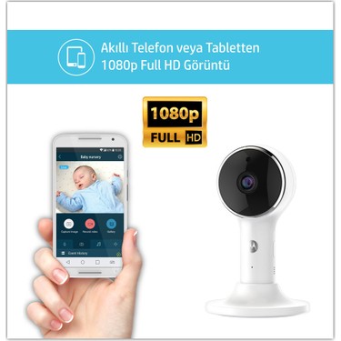 Motorola LUX64 FHD Wi-Fi Connect 4.3 İnç LCD Bebek Kamerası