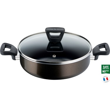 Tefal C38471 Titanyum 2X XL Kısa Tencere 26 cm