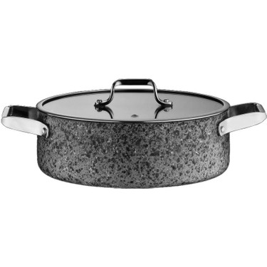 Brioni Stone-H 26 cm Çizilmez Yanmaz Yapışmaz Basık Tencere