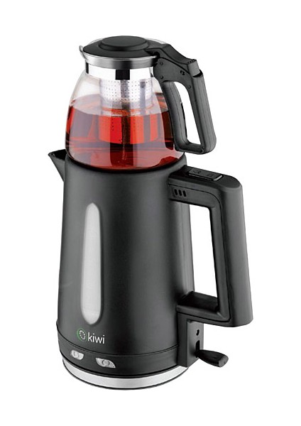 Kiwi KTM-2907 2200 W Cam Demlikli Çay Makinesi