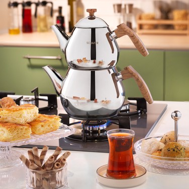 Schafer Tea Chef Orta Boy Çaydanlık Takımı 4 Parça – Kahve