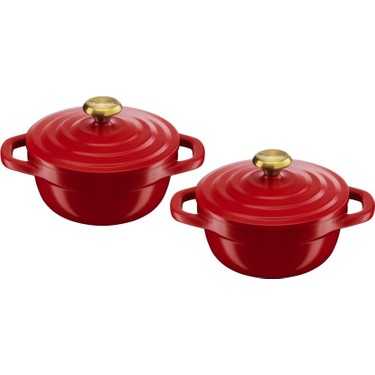 Tefal E254S255 Air Seramik Döküm Mini İkili Tencere Seti – 2100127042
