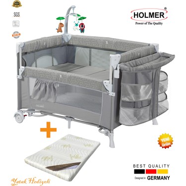 Holmer Coolstyle Anne Yanı Cibinlikli Oyun Parkı/Park Yatak