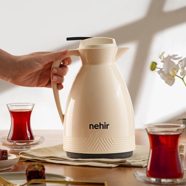 Nehir Feraye Termos 1.0 Litre Krem