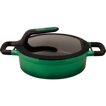 Berghoff Gem Stay Cool Kısa Tencere Açık Yeşil 26 cm