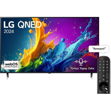 LG 55QNED80T 55" 139 Ekran Uydu Alıcılı 4K Ultra HD Smart LED TV