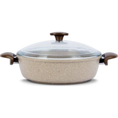 Thermoad Love Alüminyum Döküm 32 cm Basık Karnıyarık & Pilav Tenceresi