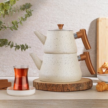 Schafer Solea Y.Y. Çaydanlık Takımı 3 Parça – Krem