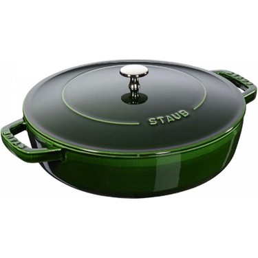 Staub Chistera Yağmur Efektli Döküm Tencere 24 cm Koyu Mavi
