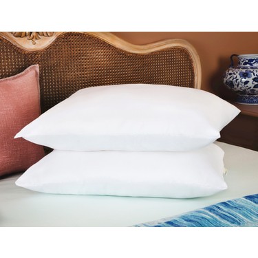 Madame Coco Arles 2'li Micro Yastık - Beyaz