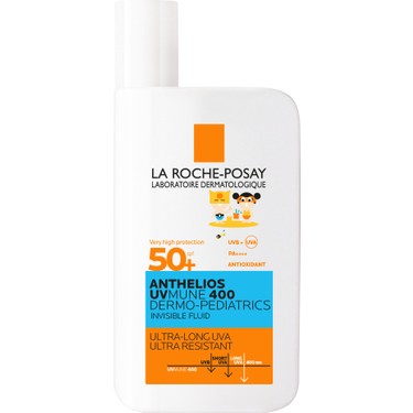 La Roche-Posay Dermo Pediatrics Uvmune 400 Invisible Fluid SPF50+ Yüz Güneş Kremi