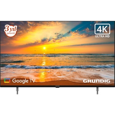 Grundig 65 GJU 7000 B 65" 164 Ekran Uydu Alıcılı 4K Ultra HD Smart Google LED TV