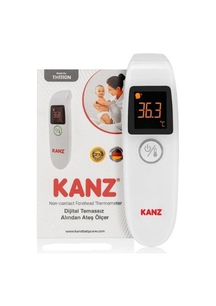 Kanz Dijital Temassız Alından Ateş Ölçer TH1110N