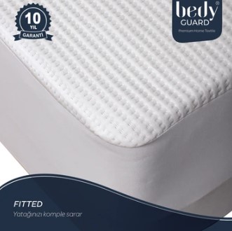 Bedy Guard Premium Bamboo Ultra Sessiz Sıvı Geçirmez Yatak Koruyucu Alez