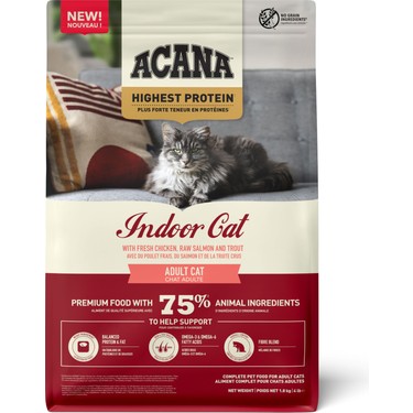 Acana Highest Protein (Yüksek Protein) Indoor Yetişkin Kedi Maması 1,8 kg