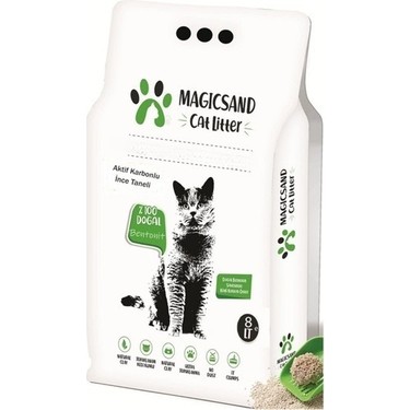Magicsand Cat Litter Active Carbon İnce Taneli Kedi Kumu