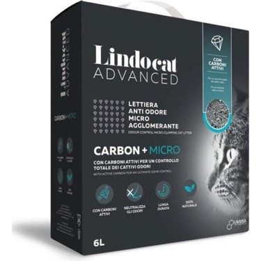 LindoCat Advanced Control + Teşhis Eden Kedi Kumu 6 L