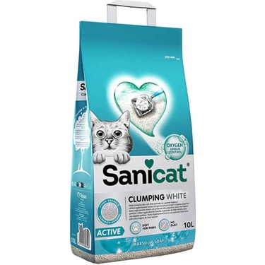 Sanicat Active Aktif Oksijenli Dezenfektan Marsilya Sabun Kokulu Kedi Kumu 10lt