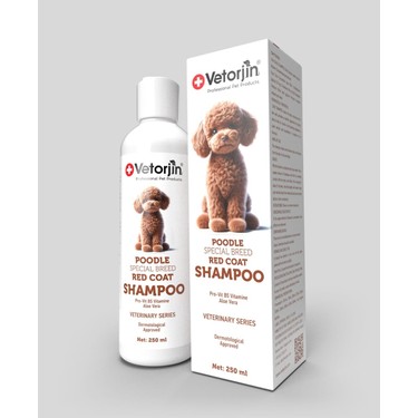 Vetorjin Poodle Red Coat Kızıl Tüylü Köpek Şampuanı 250 ml